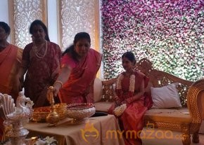 Hero Vikram's daughter Akshita engagement photo 2