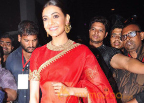 Kajal Aggarwal at Brahmotsavam Audio Launch Pictures photo 10