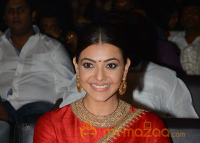 Kajal Aggarwal at Brahmotsavam Audio Launch Pictures