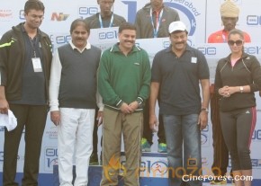 Megastar Chiranjeevi At 10k Run Photos