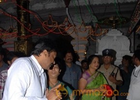 Megastar Chiranjeevi At Film nagar Temple Photos photo 71