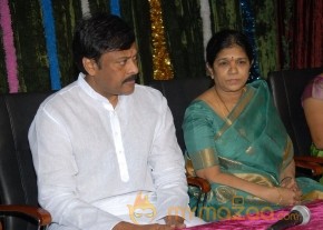 Megastar Chiranjeevi At Film nagar Temple Photos photo 30