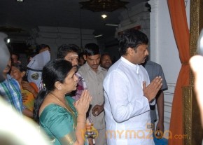 Megastar Chiranjeevi At Film nagar Temple Photos photo 19