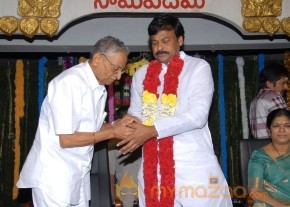 Megastar Chiranjeevi At Film nagar Temple Photos photo 53