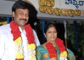 Megastar Chiranjeevi At Film nagar Temple Photos photo 16
