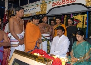 Megastar Chiranjeevi At Film nagar Temple Photos photo 40