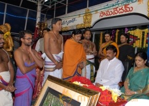 Megastar Chiranjeevi At Film nagar Temple Photos photo 13