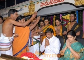 Megastar Chiranjeevi At Film nagar Temple Photos photo 55
