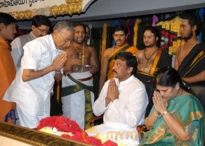 Megastar Chiranjeevi At Film nagar Temple Photos photo 38