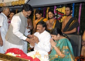 Megastar Chiranjeevi At Film nagar Temple Photos photo 31