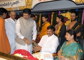 Megastar Chiranjeevi At Film nagar Temple Photos photo 34