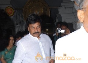 Megastar Chiranjeevi At Film nagar Temple Photos photo 75
