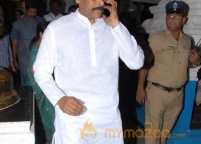 Megastar Chiranjeevi At Film nagar Temple Photos photo 63
