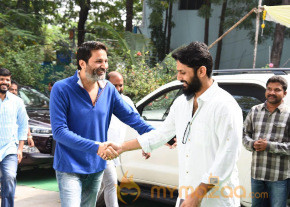 Nithin, Pawan Kalyan,Trivikram New movie Launch Photos photo 5