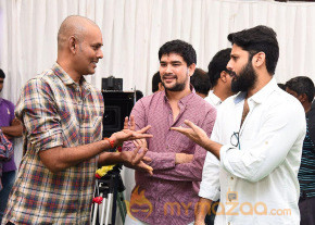 Nithin, Pawan Kalyan,Trivikram New movie Launch Photos photo 6