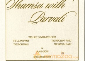 Parvathi Melton Wedding Invitation Card Pics photo 2