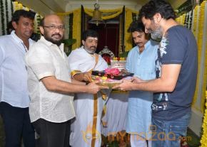 Pawan Kalyan and Trivikram Movie Launch Photos