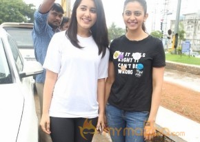 Rakul Preet Singh and Raashi Khanna at Haritha Haram Event photo 2