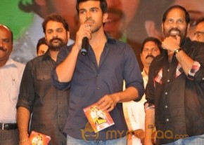 Ram Charan At Yamudiki Mogudu Audio Launch Pics photo 16