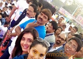 Ram Charan Flagged off Hyderabad 10K Run in Hyderabad