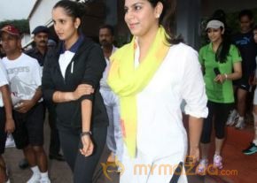 Ram Charan, Sania Mirza at 5k Run Photos