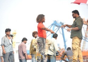Ram Charan Yevadu Working Stills photo 4