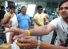 Ramcharan Teja with Fans photo 3