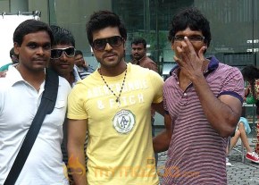 Ramcharan Teja with Fans