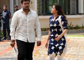 Shourya Movie Working Stills photo 3