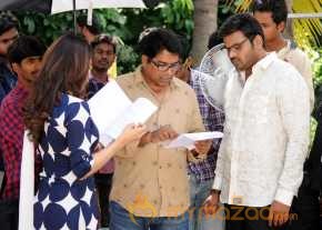 Shourya Movie Working Stills