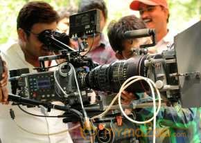 Shourya Movie Working Stills photo 6
