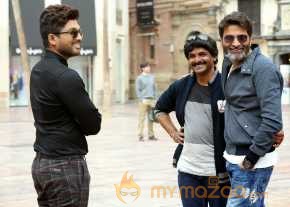 Son Of Satyamurthy Working Stills