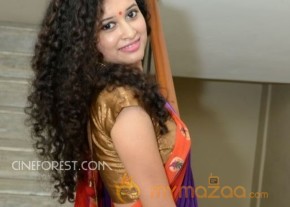 Soumya Sukumar Stills in Saree photo 4