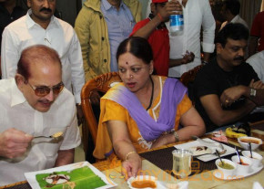 SuperStar Krishna At MayuraHouse Restaurant Opening Photos photo 12