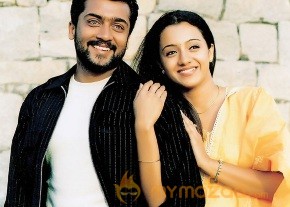 Surya-Trisha Latest Photos from Kanchu Movie