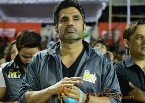 Telugu Warriors & Mumbai Heroes Teams At LB Stadium  photo 6