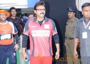 Telugu Warriors & Mumbai Heroes Teams At LB Stadium  photo 82