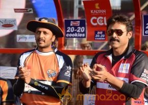 Telugu Warriors & Mumbai Heroes Teams At LB Stadium  photo 44
