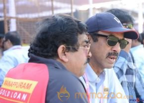 Telugu Warriors & Mumbai Heroes Teams At LB Stadium  photo 26