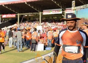 Telugu Warriors & Mumbai Heroes Teams At LB Stadium  photo 7