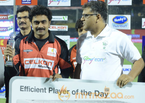 Telugu Warriors & Mumbai Heroes Teams At LB Stadium  photo 61