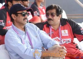 Telugu Warriors & Mumbai Heroes Teams At LB Stadium  photo 69