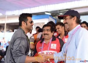 Telugu Warriors & Mumbai Heroes Teams At LB Stadium  photo 49
