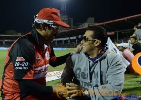 Telugu Warriors & Mumbai Heroes Teams At LB Stadium  photo 73