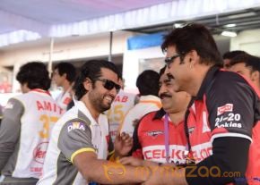 Telugu Warriors & Mumbai Heroes Teams At LB Stadium  photo 65