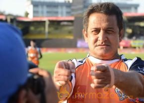 Telugu Warriors & Mumbai Heroes Teams At LB Stadium  photo 27