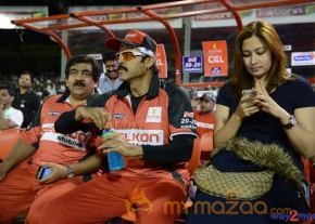 Telugu Warriors & Mumbai Heroes Teams At LB Stadium  photo 31