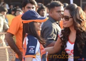 Telugu Warriors & Mumbai Heroes Teams At LB Stadium  photo 83