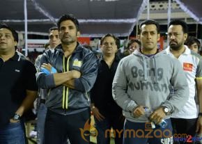 Telugu Warriors & Mumbai Heroes Teams At LB Stadium  photo 28