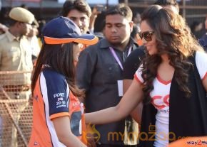 Telugu Warriors & Mumbai Heroes Teams At LB Stadium  photo 33